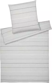 Элегантный комплект полульняного постельного белья Balance color Greige размер 140х200+70х90см Elegante