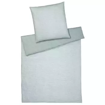 Элегантный комплект постельного белья 7088 Whisper цвет бледно-зеленый размер 155х220см+40х80 Elegante