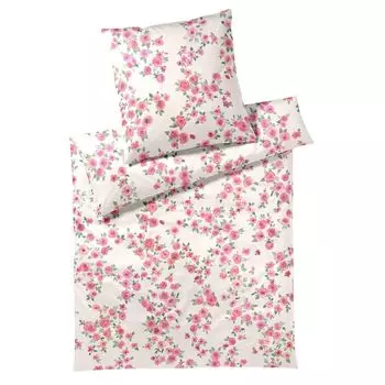 Элегантный комплект постельного белья из сатина Mako Princess цвет натуральный размер 135х200+40х80 Elegante