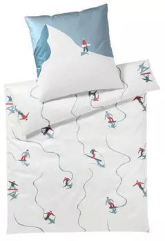 Элегантный комплект постельного белья из сатина мако Joyride color signal красный размер 200x220+2x80x80 Elegante