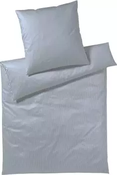 Элегантный комплект постельного белья из джерси мако Sister Stripe цвет синий размер 140х220+70х90см Elegante