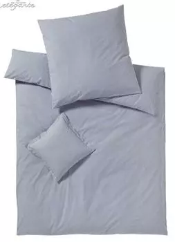 Элегантный комплект постельного белья из сатина Mako Classico 7023 - цвет темно-синий, размер 80х80 см Elegante