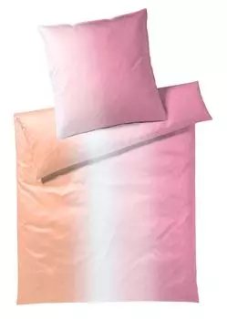Элегантный комплект постельного белья из сатина Mako Shades цвет розовый размер 155х220+80х80 Elegante
