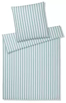 Элегантный комплект постельного белья из перкаля Lido цвет шалфей размер 155х200 см + 80х80см Elegante