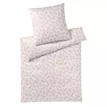 Элегантный комплект постельного белья Mako из трикотажа Maddie цвет роза размер 155х200+80х80 Elegante