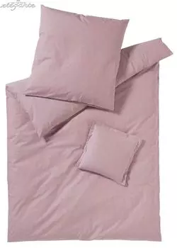 Элегантный комплект сатинового постельного белья Mako Classico 7023 - цвет Бордо размер 155х200+80х80 Elegante