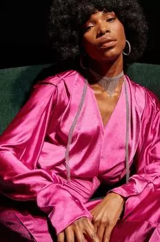 Элегантный костюм Answear Lab, розовый