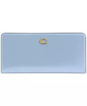 Элегантный кожаный кошелек Essential Slim COACH, синий