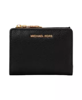 Элегантный кожаный кошелек Michael Kors, черный