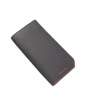 Элегантный кожаный кошелек синего цвета с логотипом Cerruti 1881, синий