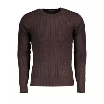 Элегантный мужской свитер с круглым вырезом и длинными рукавами US Grand Polo U.S. Grand Polo, коричневый