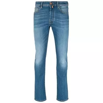 Элегантный облегающий светло-голубой деним Jacob Cohen