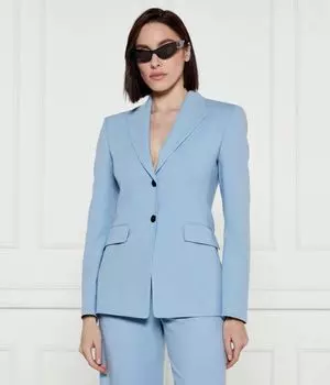 Элегантный пиджак Asmalla Slim Fit Hugo, голубой