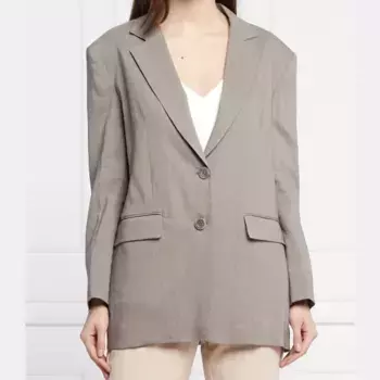 Элегантный пиджак классического кроя Marella, серый