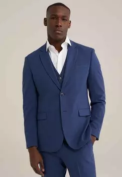 Элегантный пиджак THE FLEX SUIT WE Fashion, металлик синий