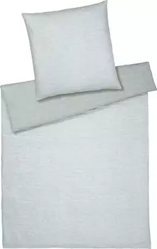 Элегантный полульняной чехол на подушку одинарный Whisper цвет бледно-зеленый размер 70х90см Elegante