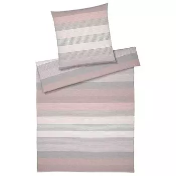 Элегантный полульняной чехол на подушку, одинарный, цвета фьорда, ягодный размер, размер 40x80 Elegante