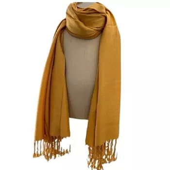 Элегантный шарф или накидка унисекс, легкий шарф или накидка на плечо, драгоценных тонов WEAR SIERRA, золотой