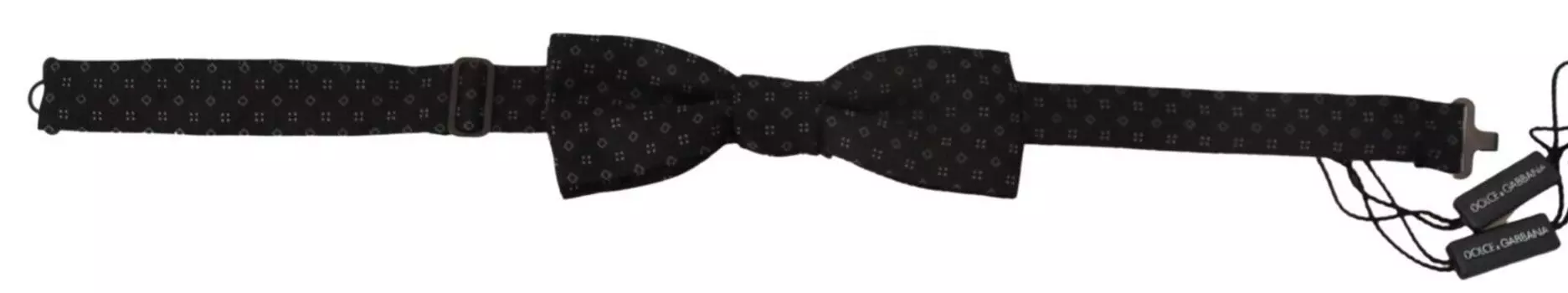 Элегантный шелковый черный галстук-бабочка для мужчин Dolce & Gabbana