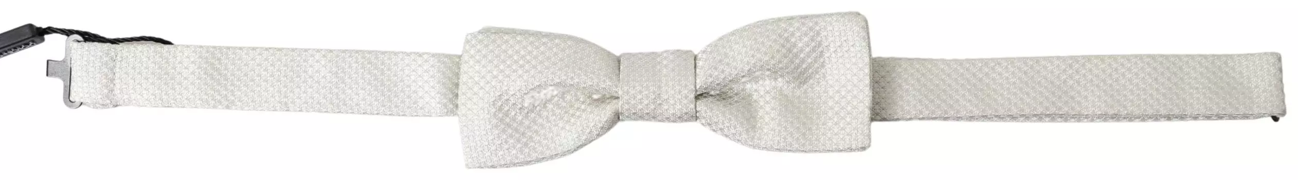 Элегантный шелковый галстук-бабочка цвета слоновой кости Dolce & Gabbana, кремовый