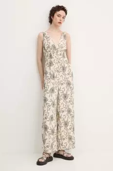 Элегантный спортивный комбинезон Abercrombie & Fitch, бежевый