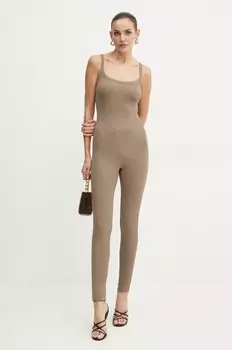 Элегантный спортивный комбинезон La Mania, коричневый