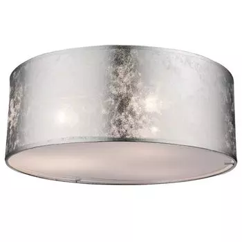 Элегантный светодиодный потолочный светильник RGB блестящего серебра. etc-shop, серебро