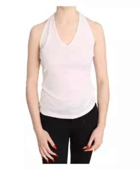 Элегантный топ с бретельками Gianfranco Ferr, белый