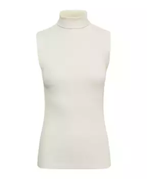 Элегантный топ с высоким воротником шепот Inwear, белый
