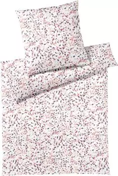 Элегантный трикотажный комплект постельного белья Mako Visible Jersey цвет персик размер 140х200+70х90см Elegante