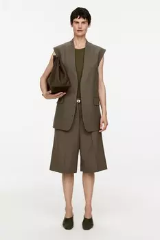 Элегантный жилет Arket, хаки