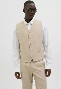 Элегантный жилет JPRRIVIERA MIX Jack & Jones PREMIUM, бежевый