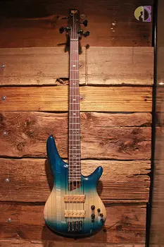 Электрическая бас-гитара Ibanez SR4CMLTD Limited Edition SR Premium, карибский остров, низкий глянец, в чехле
