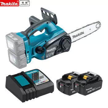 Цепная пила электрическая Makita DUC252RM2 + два аккумулятора, зарядное устройство