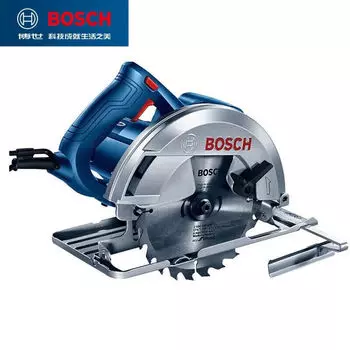 Электрическая циркулярная пила Bosch, портативная деревообрабатывающая электрическая пила, мощный режущий станок, 7-дюймовая ручная циркулярная пила для домашнего использования