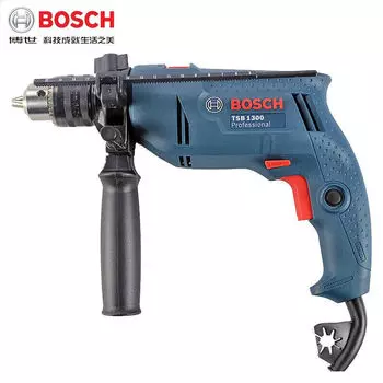 Электрическая дрель Bosch, бытовая ударная дрель, мощная электрическая ручная дрель GSB550, электрическая отвертка, регулировка вперед и назад