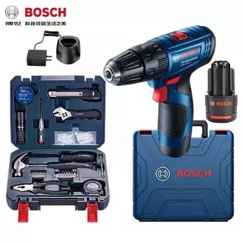Электрическая дрель Bosch GSB120-LI с литиевой батареей, ударная дрель, ручная электродрель, электрическая двойного назначения
