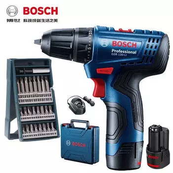 Электрическая дрель Bosch GSR120-li аккумуляторная ручная дрель бытовая электрическая отвертка с литиевой батареей