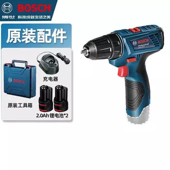 Электрическая дрель Bosch GSR120-LI, перезаряжаемая бытовая электрическая дрель с литиевой батареей, электрическая дрель-шуруповерт 12 В
