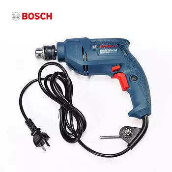 Электрическая дрель Bosch, портативная электрическая дрель, бытовая сетевая электродрель GBM340, многофункциональная отвертка, электрический инструмент Dr.