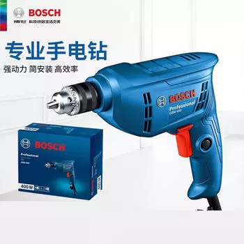 Электрическая дрель Bosch, ручная дрель, бытовая электрическая отвертка GBM400KL, многофункциональный инструмент