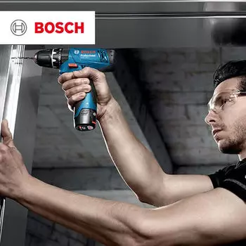 Электрическая дрель Bosch, ударная дрель, бытовая многофункциональная аккумуляторная электроинструмент по бетону, отвертка GSB