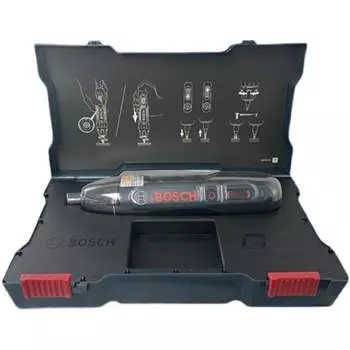 Электрическая отвертка Bosch, аккумуляторная, бытовой инструмент с прямой ручкой