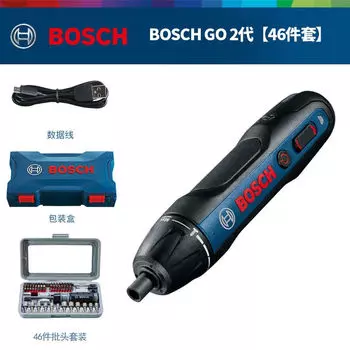Электрическая отвертка Bosch, аккумуляторная отвертка, многофункциональная бытовая электродрель, электрический пакетный инструмент c