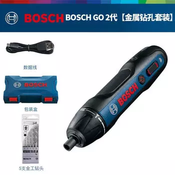 Электрическая отвертка Bosch, аккумуляторная отвертка, многофункциональная бытовая электродрель, электрический пакетный инструмент c