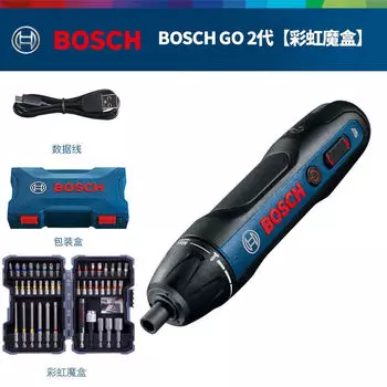 Отвертка электрическая Bosch Go2 + набор насадок, кейс