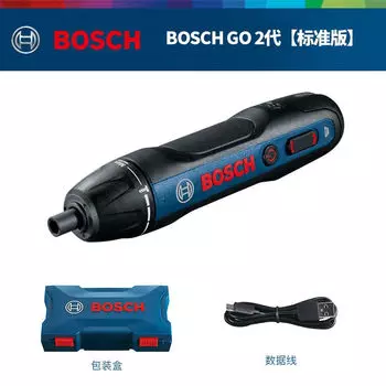 Электрическая отвертка Bosch аккумуляторная отвертка многофункциональная ручная дрель электрическая порционная Bosch поколения Go2