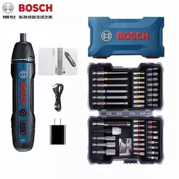 Отвертка электрическая Bosch Go + насадки