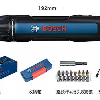 Отвертка электрическая Bosch Go 3 + комплект бит, 8 штук