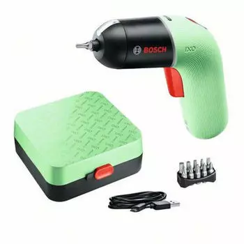 Отвертка электрическая Bosch Ixo, зеленый / черный